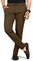 COMBRAIDED Regular Fit Men Brown Trousers