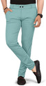 COMBRAIDED Regular Fit Men Dark Green Trousers