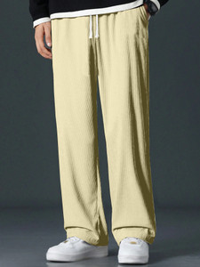 combraided regular fit men multicolor trousers