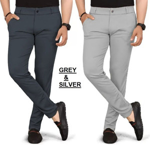 combraided regular fit men multicolor trousers