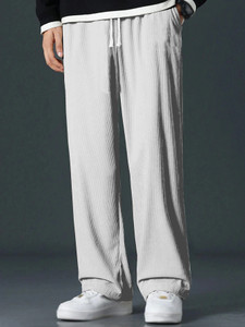 combraided regular fit men multicolor trousers