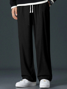 combraided regular fit men multicolor trousers