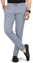 COMBRAIDED Regular Fit Men Silver Trousers