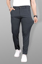 COMBRAIDED Slim Fit Men Grey Trousers