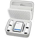COMECASE Case Compatible with Square Terminal Credit Card Reader, Mobile POS Machine Storage Holder for Terminal Charger and Over 5 Receipt Paper Rolls with Accessories Mesh Pocket - Grey (Bag Only)