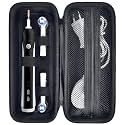 Comecase Toothbrush Travel Case for Oral-B/Sonicare with Mesh Pocket-Black