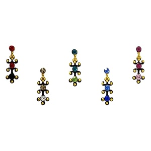 comet busters multicolor bridal bindi bin003-5 multicolor 4
