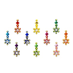 comet busters multicolor bridal bindi bin003-5 multicolor 12