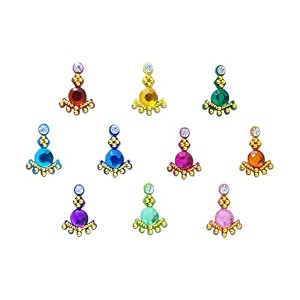 comet busters multicolor bridal bindi bin003-5 multicolor 2