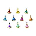 Comet Busters Multicolor Bridal Bindi (BIN003-5) (Multicolor 2)