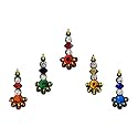 Comet Busters Multicolor Bridal Bindi (BIN003-5) (Multicolor 1)