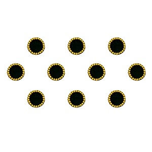 comet busters beautiful round handcrafted bindis bin052-1 9mm bin1472