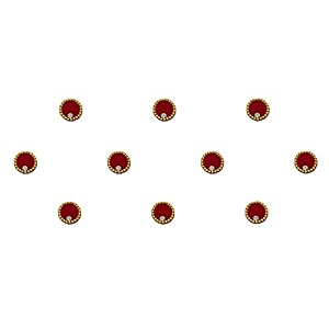 comet busters beautiful round handcrafted bindis bin052-1 6mm bin1480