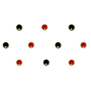 comet busters beautiful round handcrafted bindis bin052-1 6mm bin1479