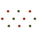 Comet Busters Beautiful Round Handcrafted Bindis (BIN052-1) (6mm, BIN1481)