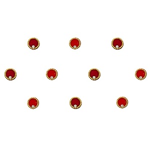 comet busters beautiful round handcrafted bindis bin052-1 6mm bin1470