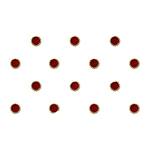 comet busters beautiful round handcrafted bindis bin052-1 4mm bin902