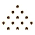 Comet Busters Beautiful Round Handcrafted Bindis (BIN052-1) (5mm, BIN808)
