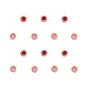 Comet Busters Beautiful Round Handcrafted Bindis (BIN052-1) (4mm, BIN230)