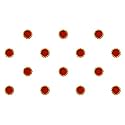 Comet Busters Beautiful Round Handcrafted Bindis (BIN052-1) (4mm, BIN903)