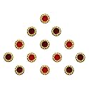Comet Busters Beautiful Round Handcrafted Bindis (BIN052-1) (5mm, BIN241)