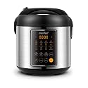 COMFEE' 14-in-1 Rice Cooker, Stainless Steel, 10-Cups Uncooked Rice