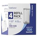 Comficove Refills Compatible with DEKOR MINI Diaper Pails | 4 Pack | Extra Thick Diaper Pail Refill Liners | Fresh Scent | Easy to Replace and Dispose of Diaper Bag | Odorless Baby Diapers Disposal