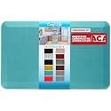 ComfiLife Anti Fatigue Floor Mat – 3/4 Inch Thick Perfect Kitchen Mat, Standing Desk Mat – Comfort at Home, Office, Garage – Durable – Stain Resistant – Non-Slip Bottom (20" x 39", Teal)