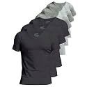 Comfneat Men's 100% Cotton Undershirts V-Neck T-Shirts