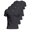 Comfneat Men's 100% Cotton Undershirts V-Neck T-Shirts