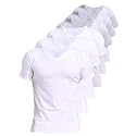 Comfneat Men's 100% Cotton Undershirts V-Neck T-Shirts