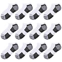 Comfoex 12 Pairs Boys Ankle Cushioned Socks Athletic Low Cut Sports Breathable Socks For Kids 4-6 6-8 8-10 10-12 Years Old