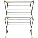Towel and Clothes Racks Drying Stand for Indoor Outdoor Purpose use Made with Steel Pipe and 12 Steel rods with Heavy Duty Shoes Base