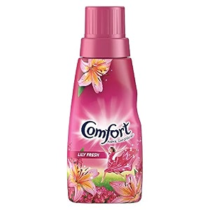 comfort fabric conditioner lily fresh pink liquid 220ml