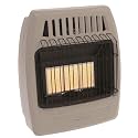 Comfort Glow KWP392 Propane Infrared Vent Free Wall Heater 3 Plaque 18000 Btu, Gray, 24"X20.9"X10.5"