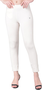 Comfort Lady Regular Fit Women Cream Trousers