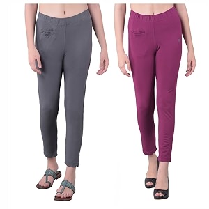comfort lady women39s cotton blend regular fit for casualformal and daily use kurti pants with front mobile pocket i pack of 2