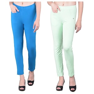comfort lady women39s cotton blend regular fit for casualformal and daily use kurti pants with front mobile pocket i pack of 2
