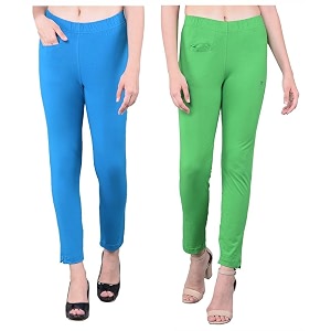 comfort lady women39s cotton blend regular fit for casualformal and daily use kurti pants with front mobile pocket i pack of 2