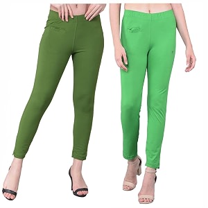 comfort lady women39s cotton blend regular fit for casualformal and daily use kurti pants with front mobile pocket i pack of 2