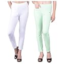 Comfort Lady Women's Cotton Blend Regular Fit for Casual,Formal and Daily Use Kurti Pants with Front Mobile Pocket I Pack of 2