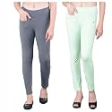 Comfort Lady Women's Cotton Blend Regular Fit for Casual,Formal and Daily Use Kurti Pants with Front Mobile Pocket I Pack of 2