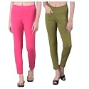 Comfort Lady Women's Cotton Blend Regular Fit for Casual,Formal and Daily Use Kurti Pants with Front Mobile Pocket I Pack of 2