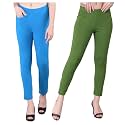 Comfort Lady Women's Cotton Blend Regular Fit for Casual,Formal and Daily Use Kurti Pants with Front Mobile Pocket I Pack of 2