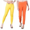 Comfort Lady Women's Cotton Blend Regular Fit for Casual,Formal and Daily Use Kurti Pants with Front Mobile Pocket I Pack of 2
