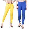 Comfort Lady Women's Cotton Blend Regular Fit for Casual,Formal and Daily Use Kurti Pants with Front Mobile Pocket I Pack of 2