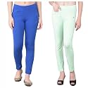 Comfort Lady Women's Cotton Blend Regular Fit for Casual,Formal and Daily Use Kurti Pants with Front Mobile Pocket I Pack of 2