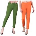 Comfort Lady Women's Cotton Blend Regular Fit for Casual,Formal and Daily Use Kurti Pants with Front Mobile Pocket I Pack of 2