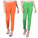 Comfort Lady Women's Cotton Blend Regular Fit for Casual,Formal and Daily Use Kurti Pants with Front Mobile Pocket I Pack of 2