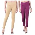Comfort Lady Women's Cotton Blend Regular Fit for Casual,Formal and Daily Use Kurti Pants with Front Mobile Pocket I Pack of 2